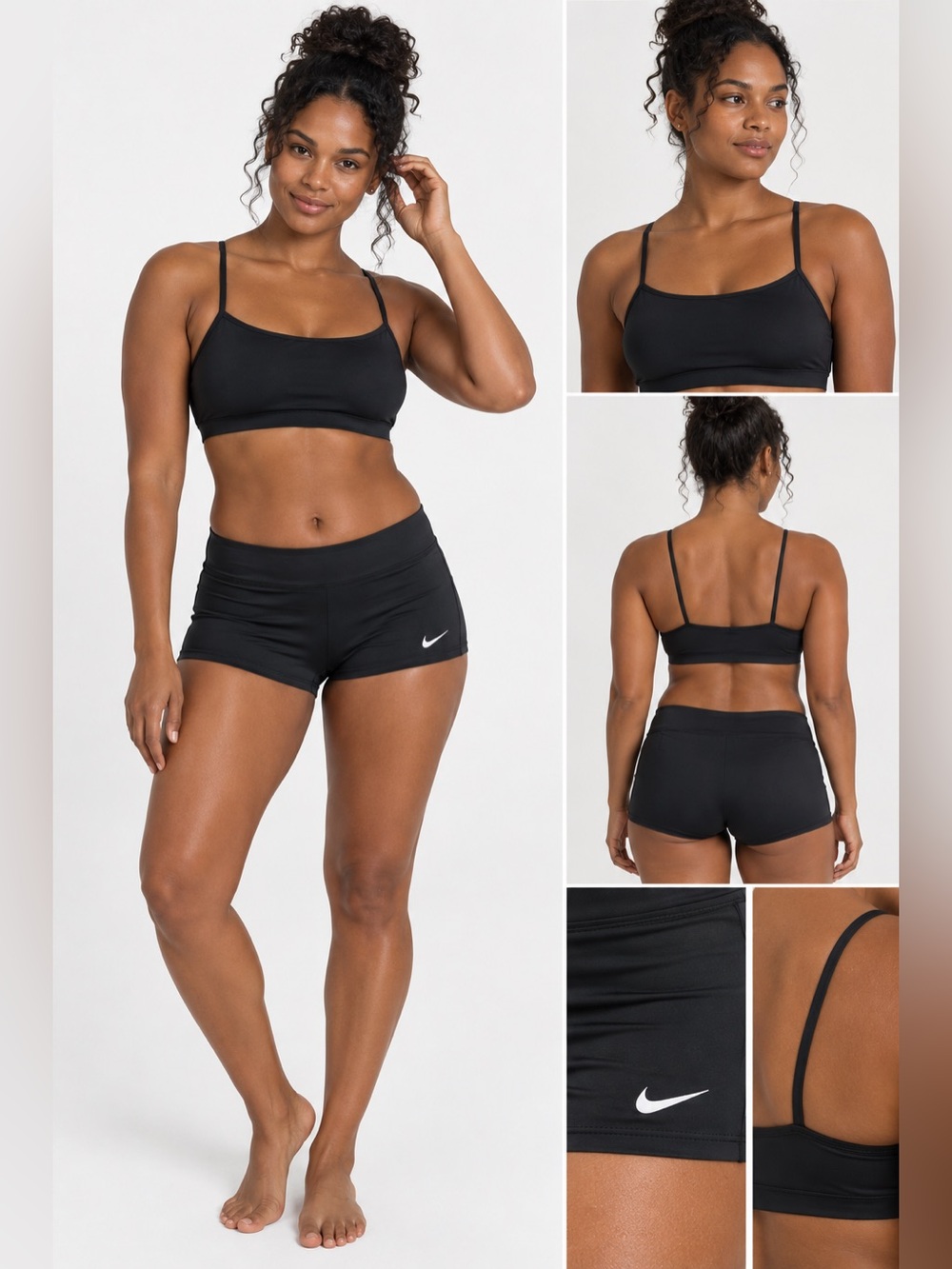 Nike Swim Essentials Boyshort Swimsuit Set
